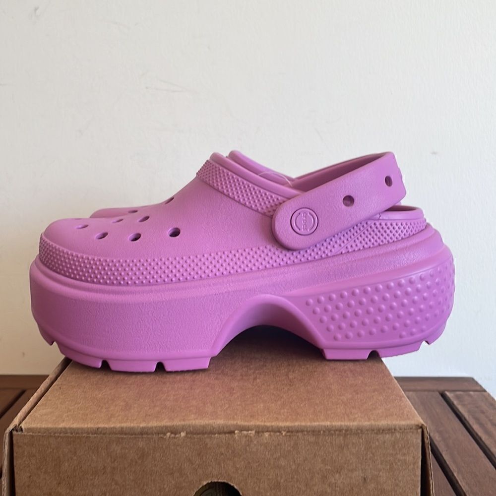 NWT Crocs Stomp Clog Bubble Women Size 7 Men Size 5(209347-6WQ) - Picture 6 of 11